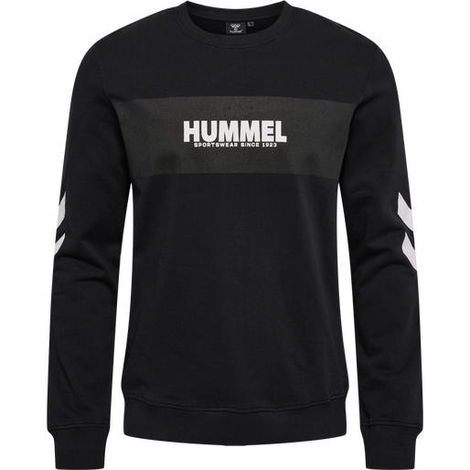 hmlLEGACY SEAN SWEATSHIRT, BLACK, packshot