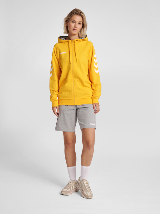 Hummel go cotton zip hoodie top