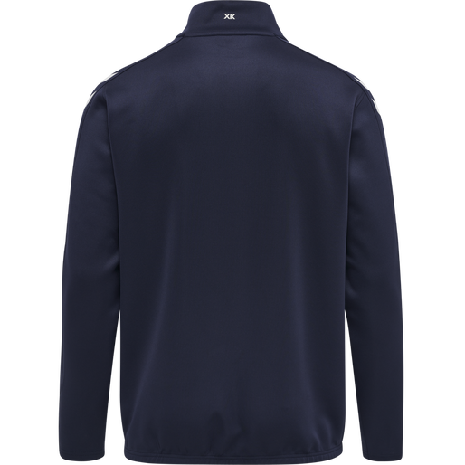 hmlCORE XK HALF ZIP POLY SWEAT, MARINE, packshot