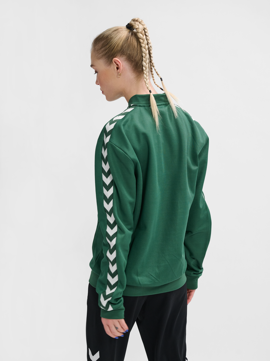 hummel ARCHIVE REGULAR POLY ZIP JACKET - DARK GREEN | hummel.net