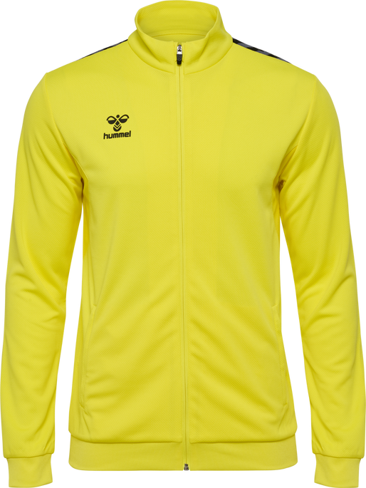 hmlAUTHENTIC PL ZIP JACKET, BLAZING YELLOW, packshot