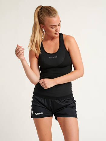 HUMMEL FIRST SEAMLESS TANK TOP W, BLACK, model