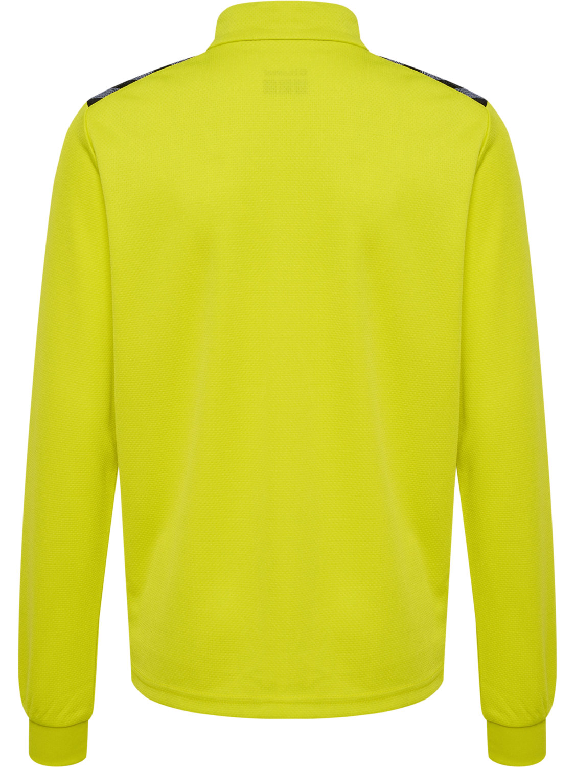 hmlAUTHENTIC HALF ZIP SWEAT KIDS, SULPHUR SPRING/BLUE CORAL, packshot