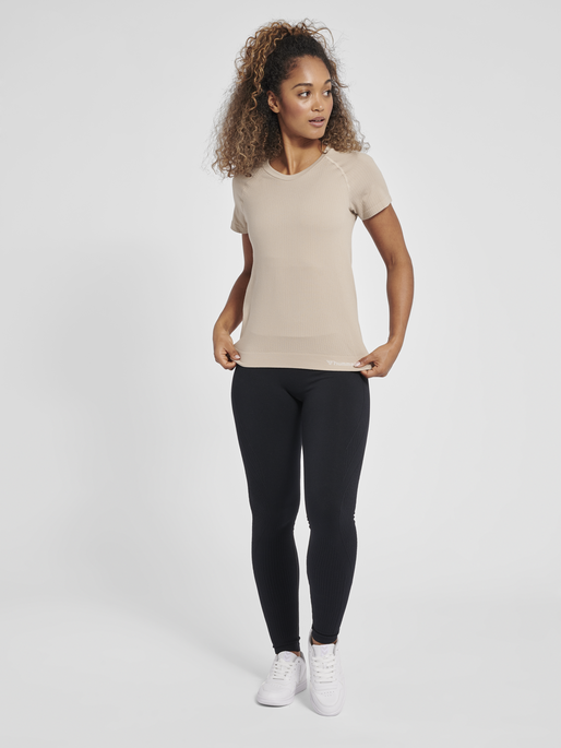 hummel MT FLOW SEAMLESS T-SHIRT - CHATEAU GRAY