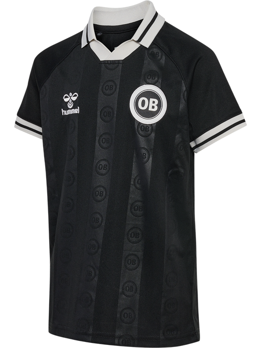 hummel OB 24/25 PREGAME JERSEY S/S KIDS BLACK WO SPONSOR