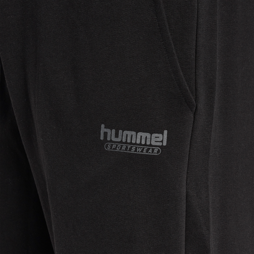 hmlBOOSTER REGULAR PANTS, BLACK, packshot