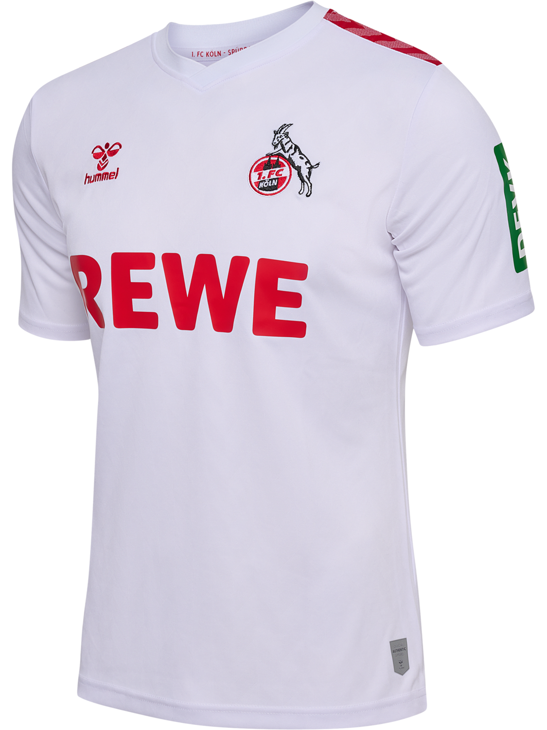 hummel 1FCK 23/24 HOME JERSEY S/S - WHITE/TRUE RED | hummel.net