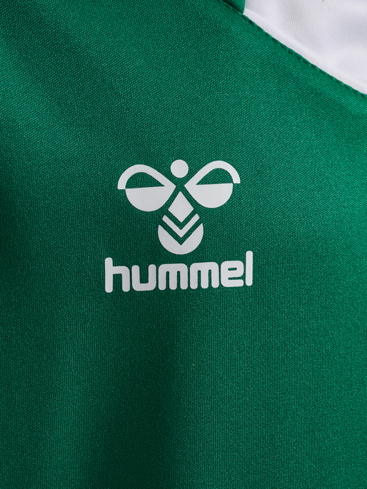 hmlCORE XK POLY JERSEY S/S KIDS, EVERGREEN, packshot