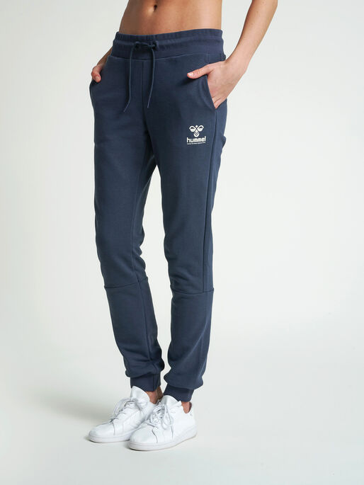 Legitimationsoplysninger Decimal Forladt hummel NONI REGULAR PANTS - BLUE NIGHTS | hummel.net
