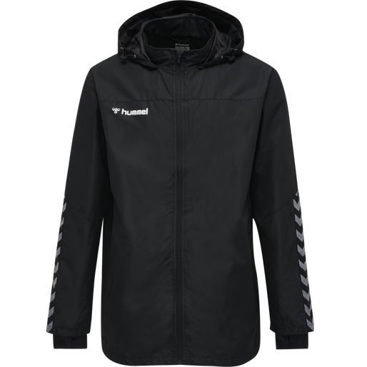 hmlAUTHENTIC KIDS ALL-WEATHER JACKET, BLACK, packshot