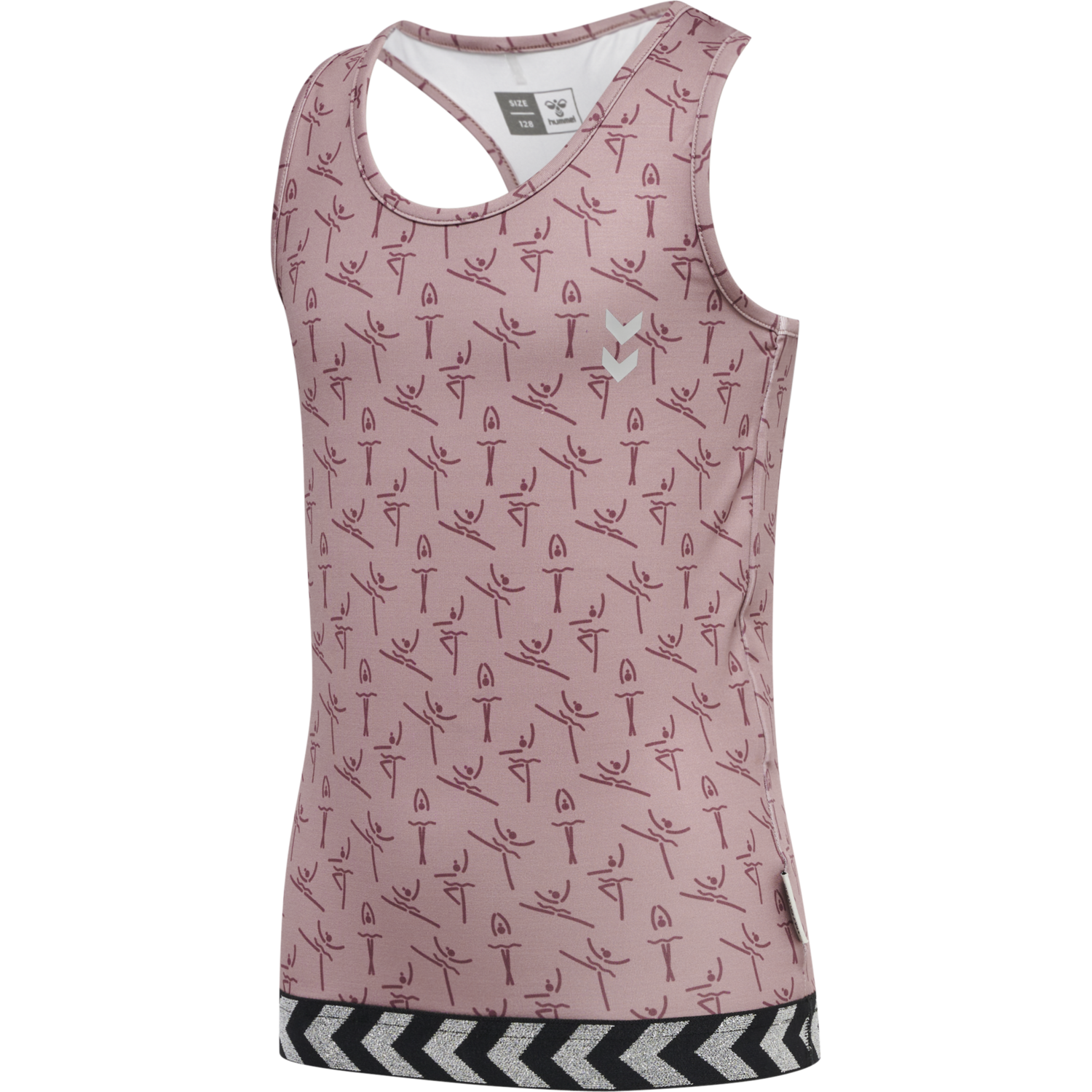 hmlPRIMA BEE PIROUETTE TOP, WOODROSE, packshot