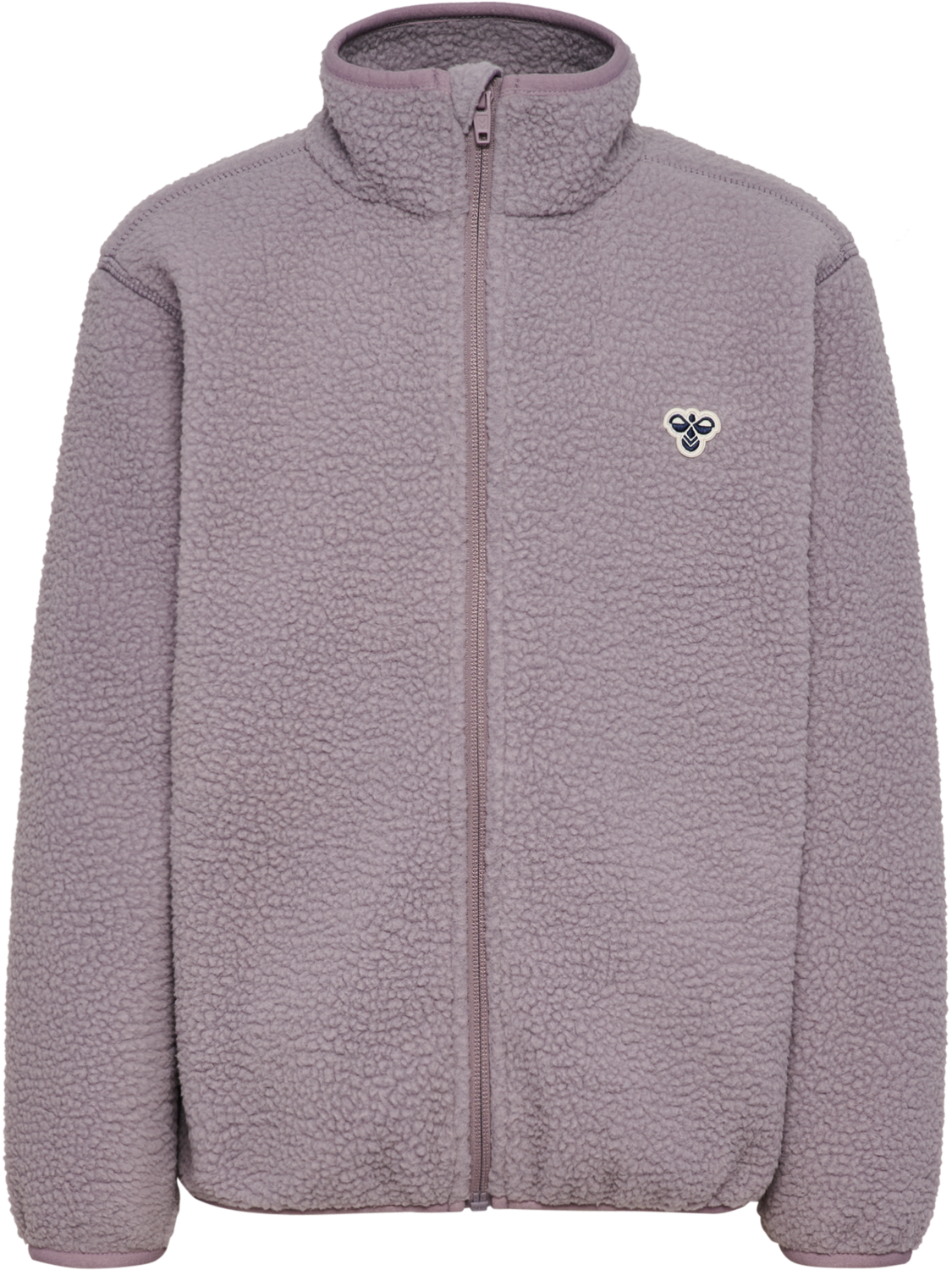 hmlJR ATLAS FLEECE ZIP JACKET, GRAY RIDGE, packshot