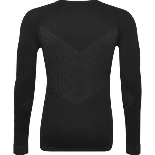 HUMMEL FIRST SEAMLESS JERSEY L/S , BLACK, packshot