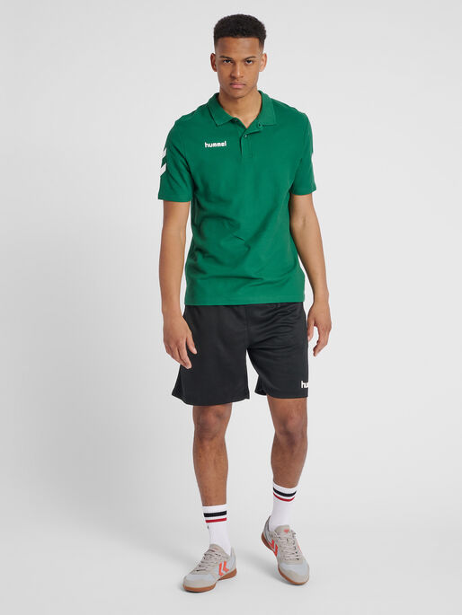 HMLGO COTTON POLO, EVERGREEN, model