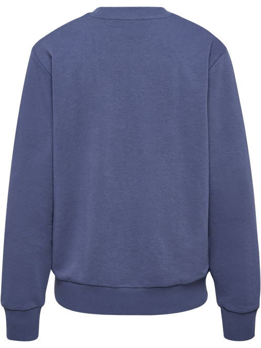 hmlPULSE W SWEAT CREWNECK, BLUE INDIGO, packshot