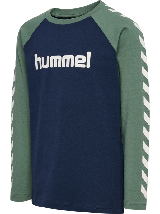 hmlBOYS T-SHIRT L/S, LAUREL WREATH, packshot