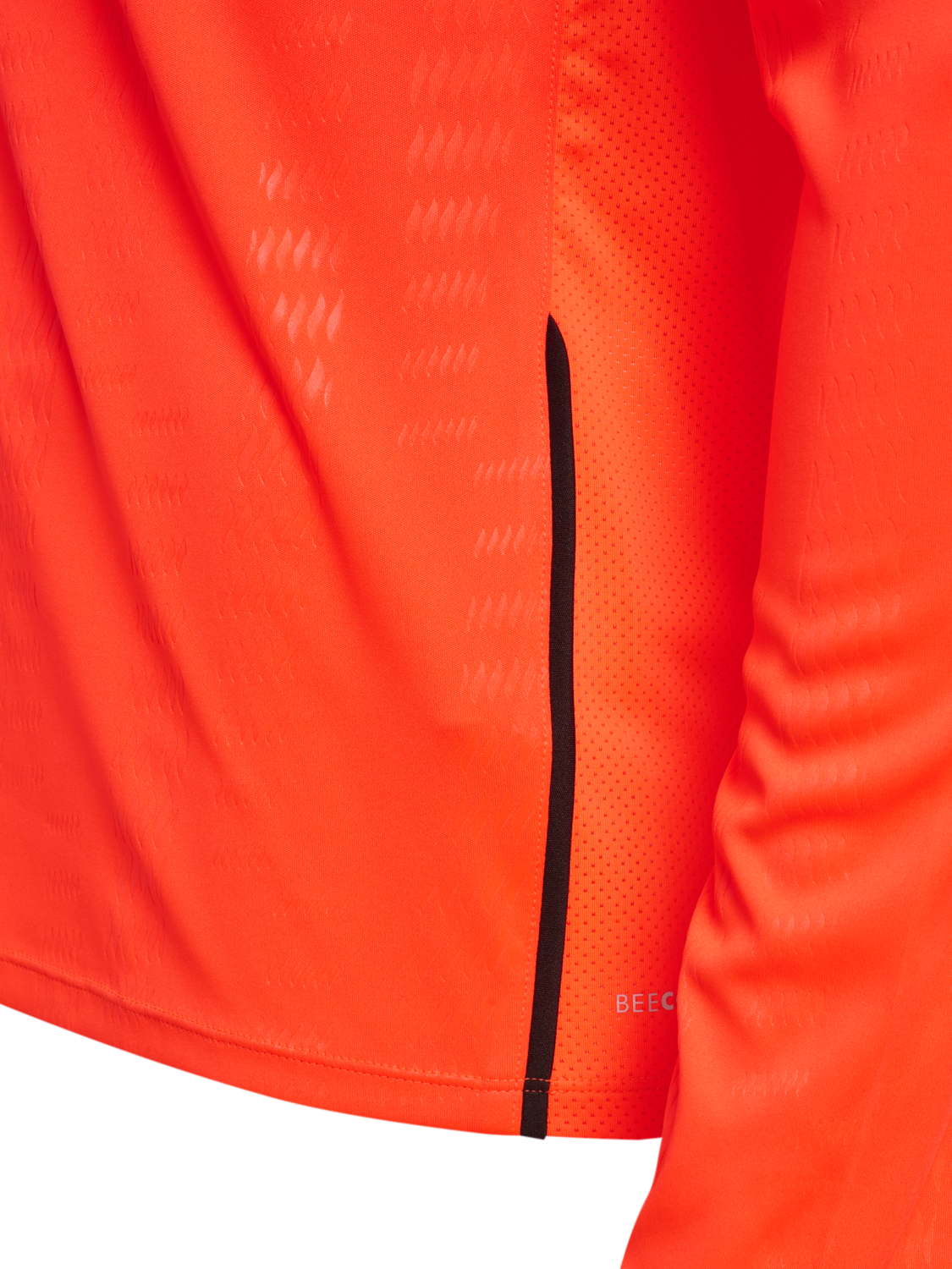 hmlREFEREE JERSEY L/S, NEON ORANGE, packshot