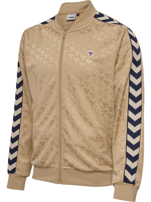 hmlARCHIVE REGULAR POLY JACKET AOP, CORNSTALK, packshot