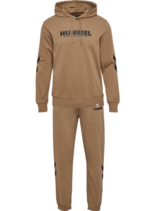 hmlLEGACY HOODIE PANTS SET, TIGERS EYE hmlLEGACY HOODIE PANTS SET, TIGERS EYE, packshot