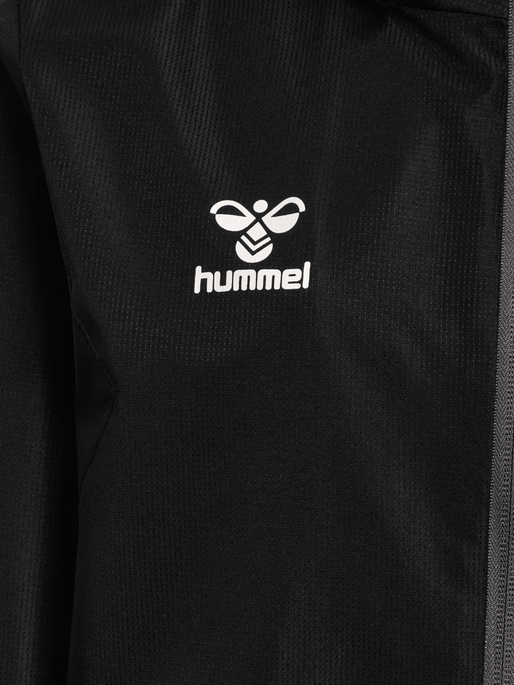 hmlAUTHENTIC ALL WEATHER JACKET KID, BLACK, packshot