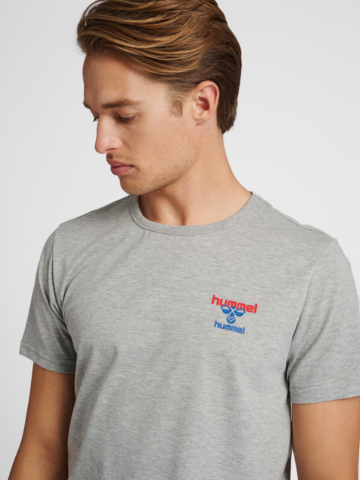hummel IC DAYTON T-SHIRT - GREY MELANGE | T-Shirts