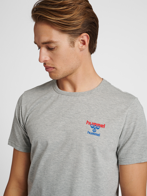 hummel IC DAYTON T-SHIRT - GREY MELANGE