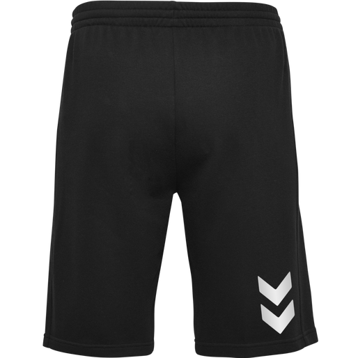 HMLGO COTTON BERMUDA SHORTS, BLACK, packshot