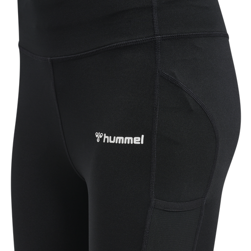 hmlMT CHIPO MID WAIST TIGHTS, BLACK hmlMT CHIPO MID WAIST TIGHTS, BLACK, packshot
