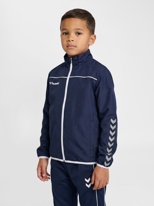 hmlAUTHENTIC KIDS TRAINING JACKET, MARINE, model