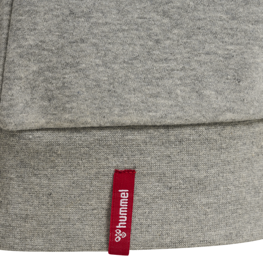 hmlRED HEAVY SWEATSHIRT WOMAN, GREY MELANGE, packshot