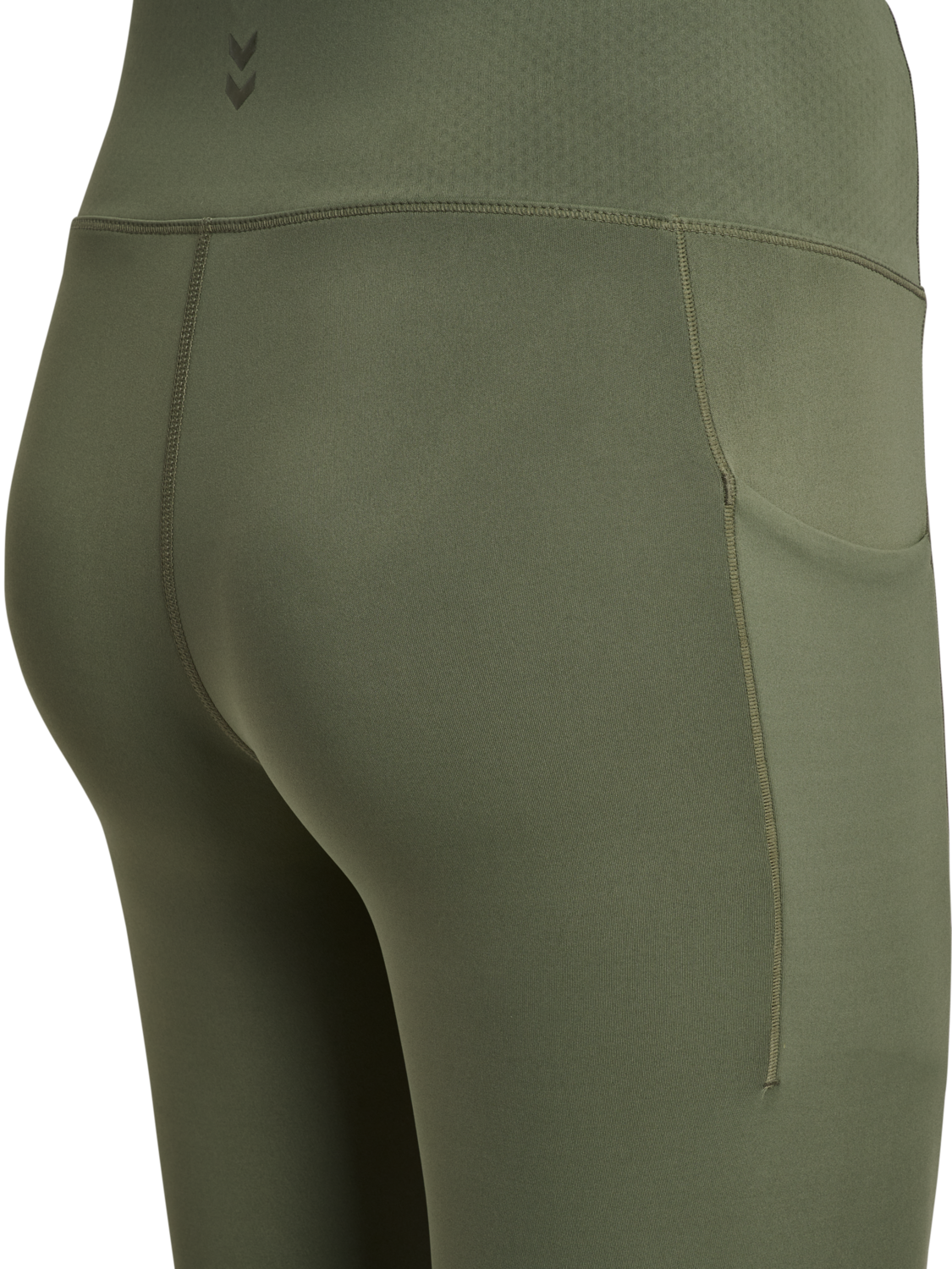 hmlHIIT INTENSITY HIGH WAIST TIGHTS, DEEP LICHEN GREEN, packshot