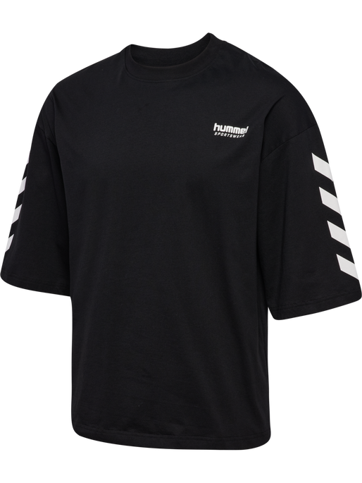 hmlOVERSIZED WILLY T-SHIRT SW, BLACK hmlOVERSIZED WILLY T-SHIRT SW, BLACK, packshot