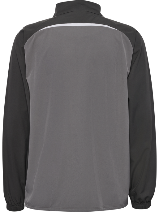 hmlLEAD 2.0 WOVEN JACKET, STEEL GRAY/ASPHALT, packshot