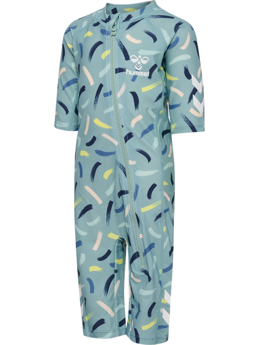 hmlMORGAT SWIM SUIT, BLUE SURF, packshot