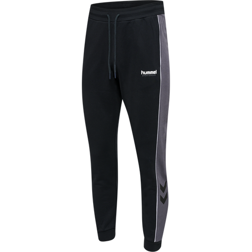 hmlLGC JULIAN REGULAR PANTS, BLACK hmlLGC JULIAN REGULAR PANTS, BLACK, packshot