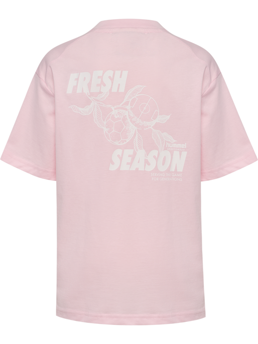 hmlJR LOOSE T-SHIRT S/S STADIUM, PINK-A-BOO, packshot