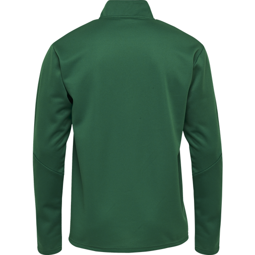 hmlAUTHENTIC KIDS HALF ZIP SWEATSHI, EVERGREEN, packshot