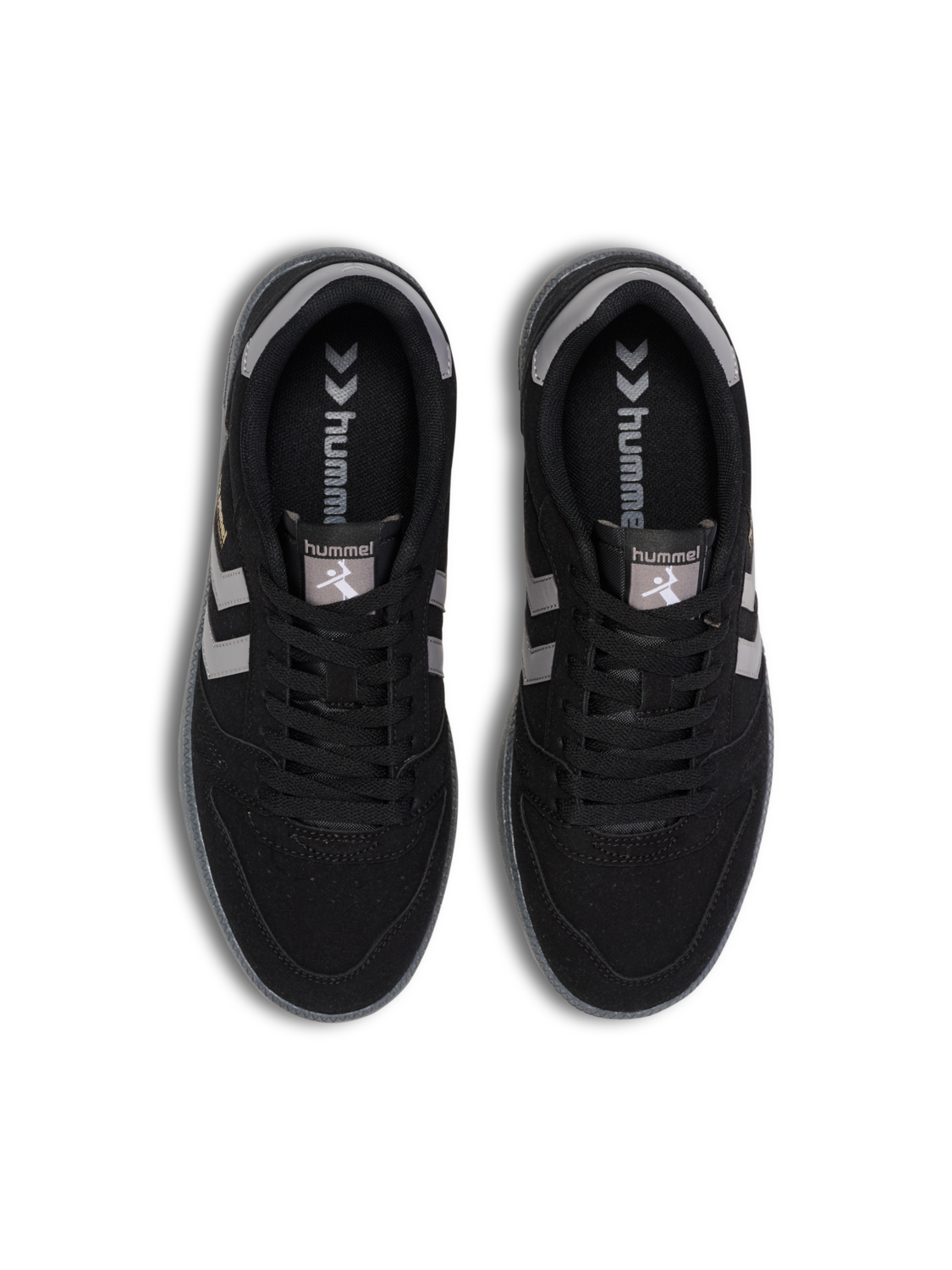 HANDBALL PERFEKT SYNTH. SUEDE, BLACK/GREY, packshot