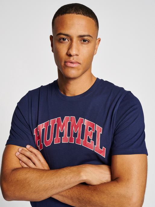 hummel IC BILL T-SHIRT - PEACOAT