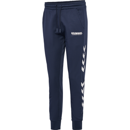 hmlLEGACY POLY WOMAN REGULAR PANTS, BLUE NIGHTS, packshot