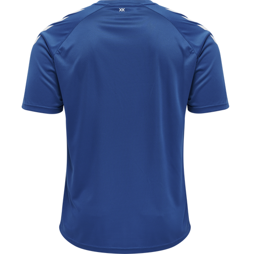 hmlCORE XK CORE POLY T-SHIRT S/S, TRUE BLUE hmlCORE XK CORE POLY T-SHIRT S/S, TRUE BLUE, packshot