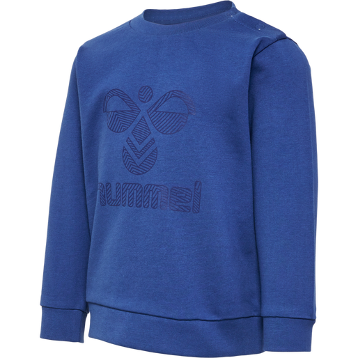 hmlFASTWO LIME SWEATSHIRT, TRUE NAVY, packshot