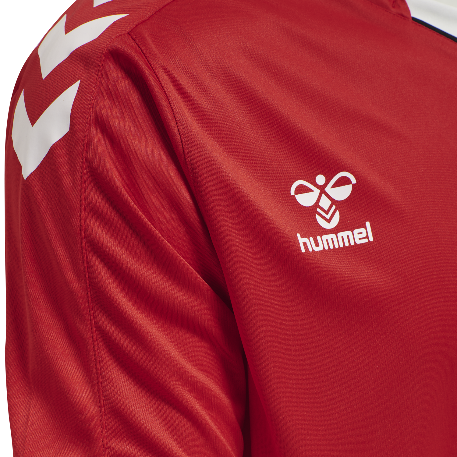 hmlCORE XK POLY JERSEY S/S, TRUE RED, packshot