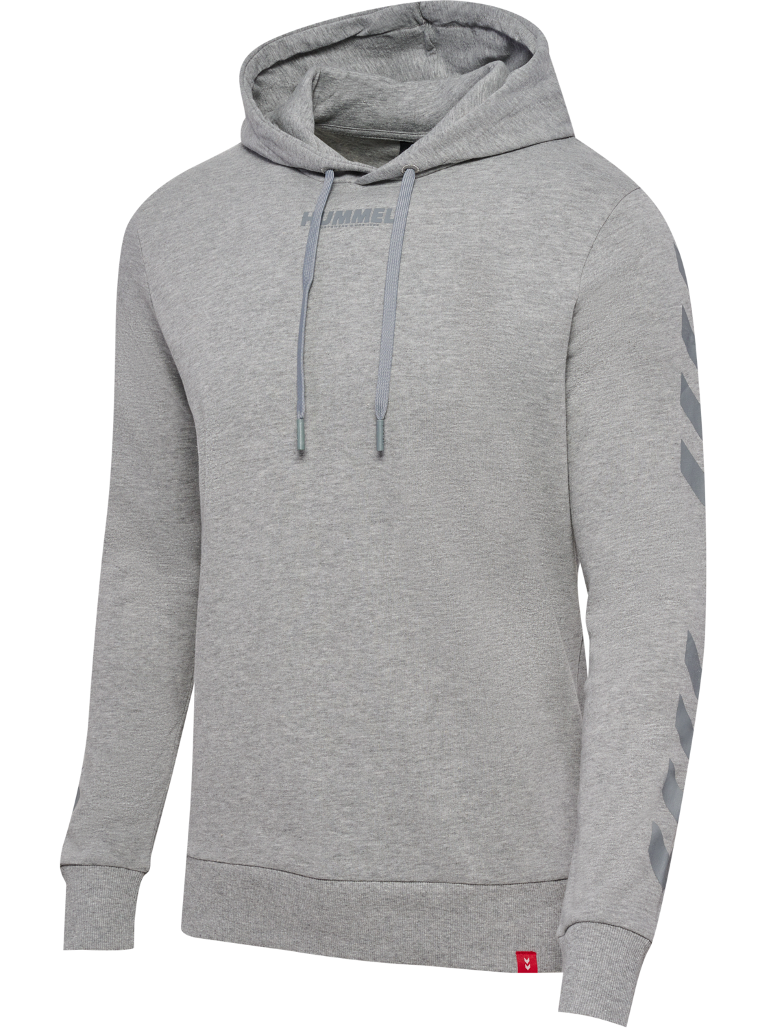 hmlLEGACY HOODIE + SHORTS SET, GREY MELANGE, packshot