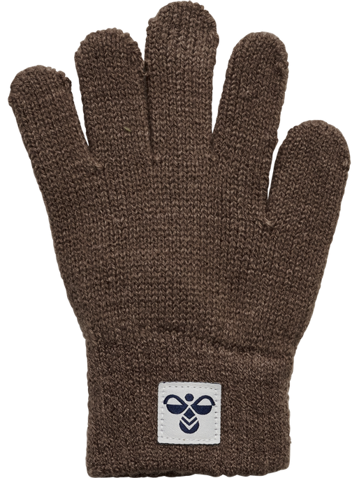 hmlJR KNIT GLOVES 2-PACK, PEPPERCORN hmlJR KNIT GLOVES 2-PACK, PEPPERCORN, packshot