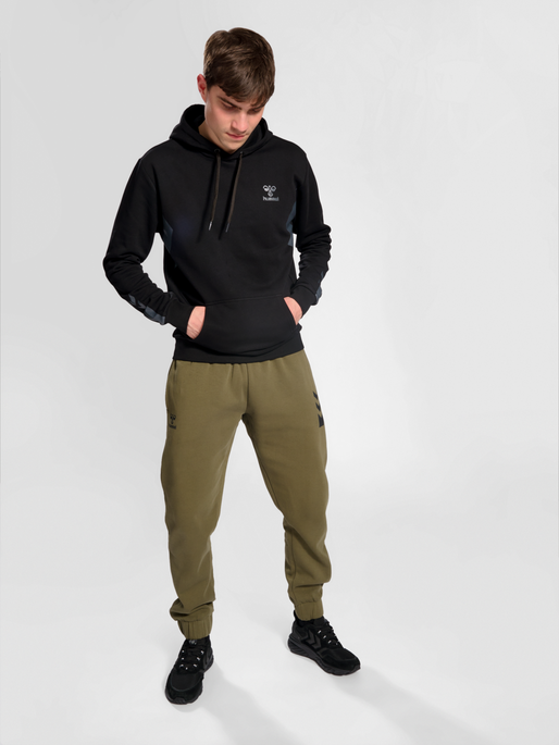 hmlACTIVE CO HOODIE, BLACK, model