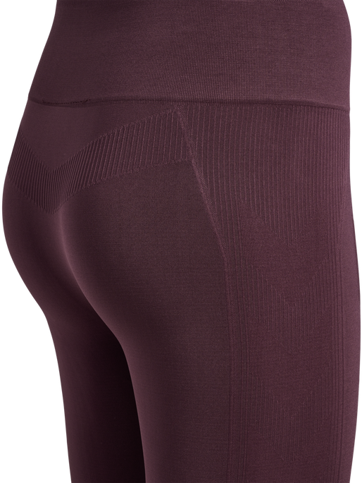 hmlTIF SEAMLESS HIGH WAIST TIGHTS, FUDGE, packshot