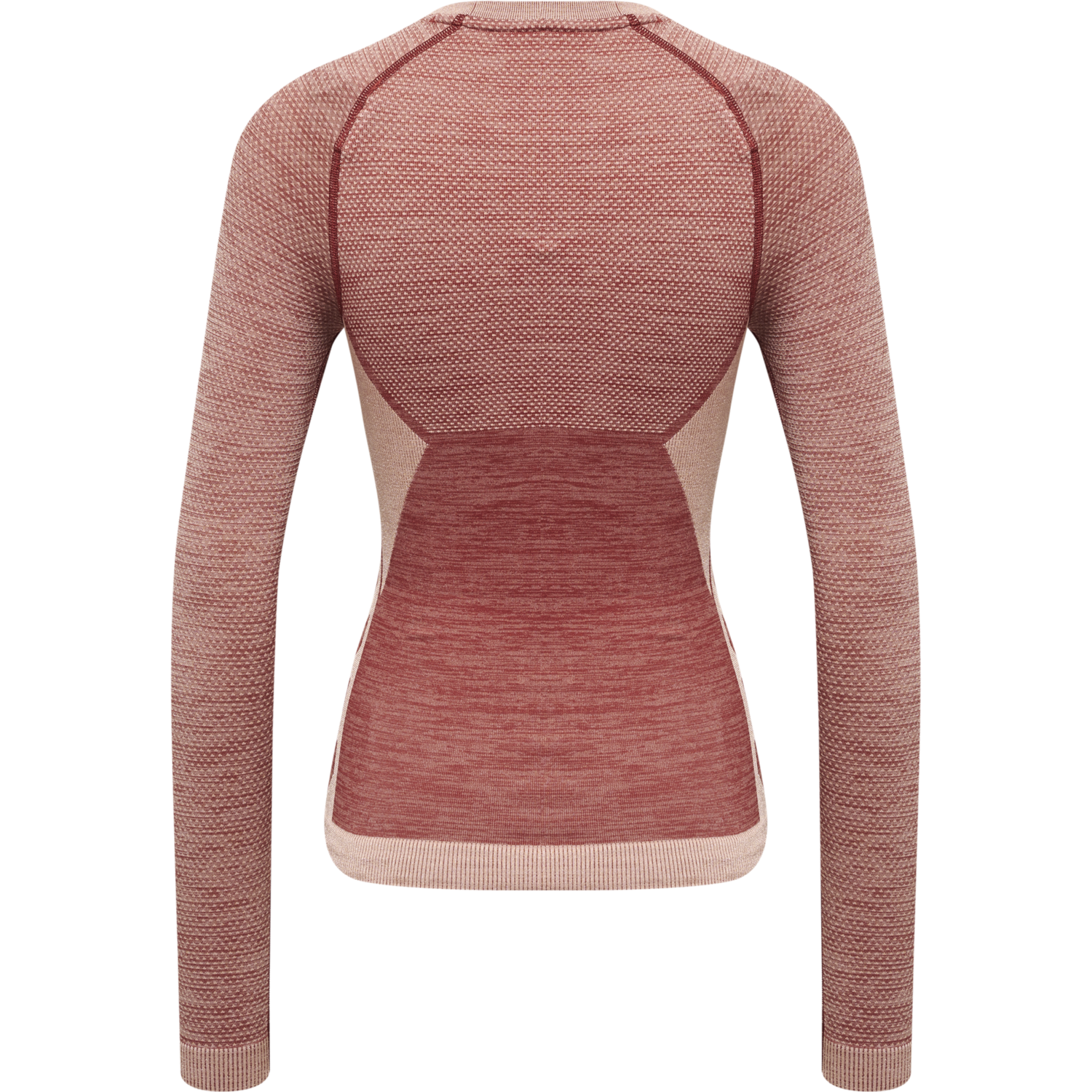hmlCLEA SEAMLESS TIGHT T-SHIRT L/S, WITHERED ROSE/ROSE TAN MELANGE, packshot