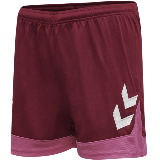 hmlLEAD WOMENS POLY SHORTS, BIKING RED, packshot