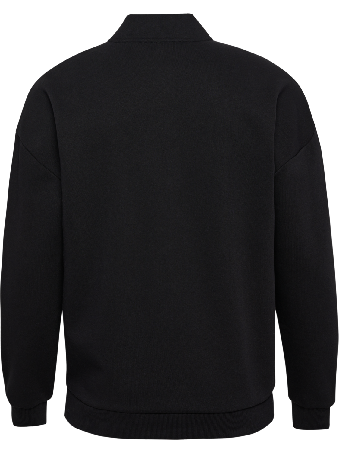 hmlLOOSE HALF ZIP  BEE, BLACK, packshot